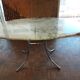 Large dining table in vintage marble 70'S Roche and Bobois