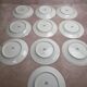 10 antique porcelain plates – Aux Lions de Faïence Paris – 19th century