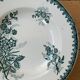 Set of 5 antique deep plates "Terre de Fer"