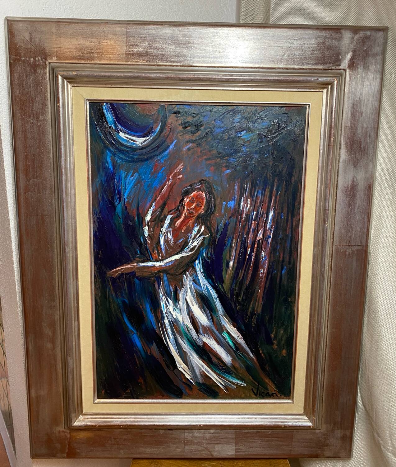 Oil on canvas, The Leap in Faith, Andrew Vicari