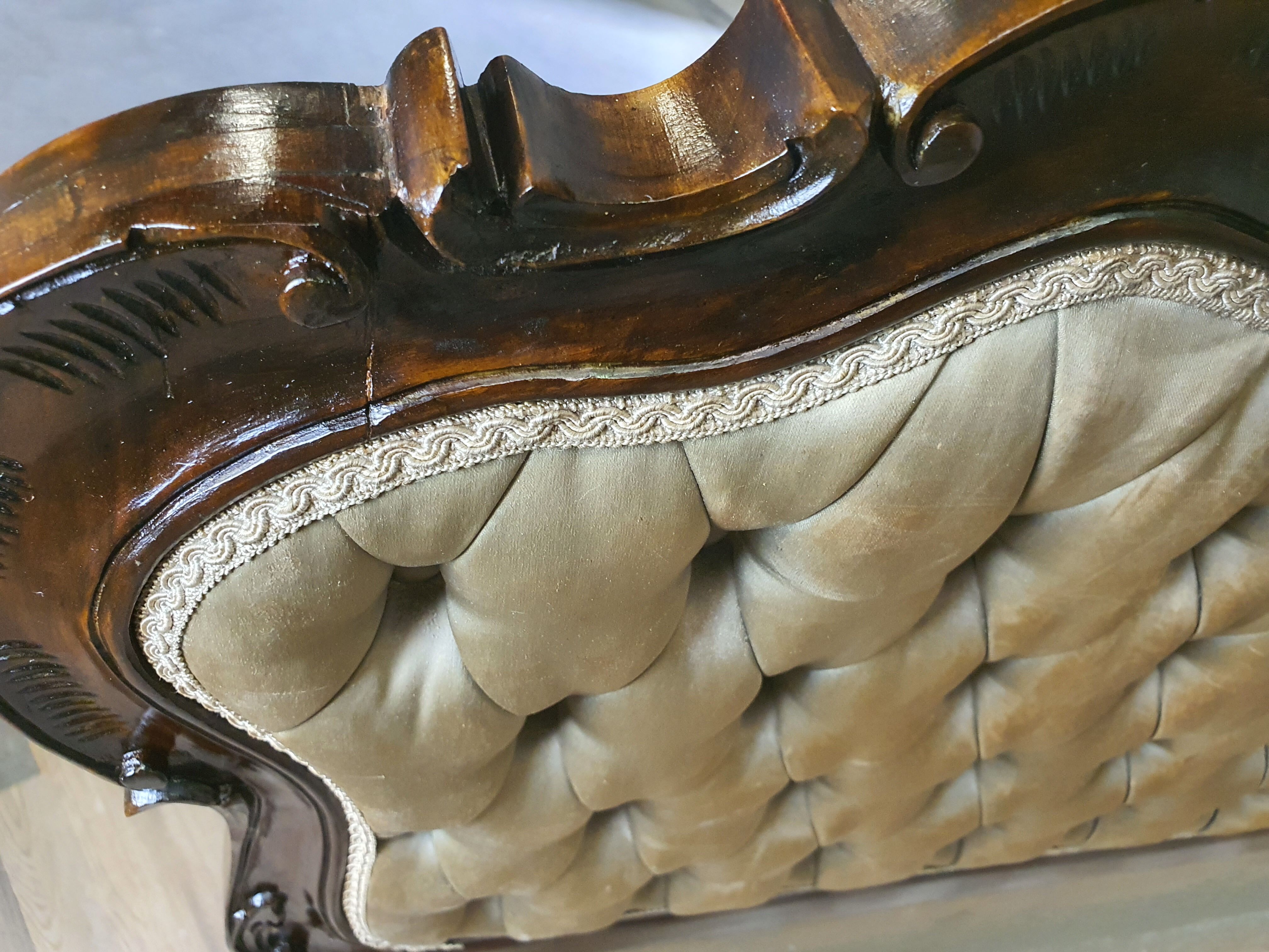 Baroque double bed - 20th century