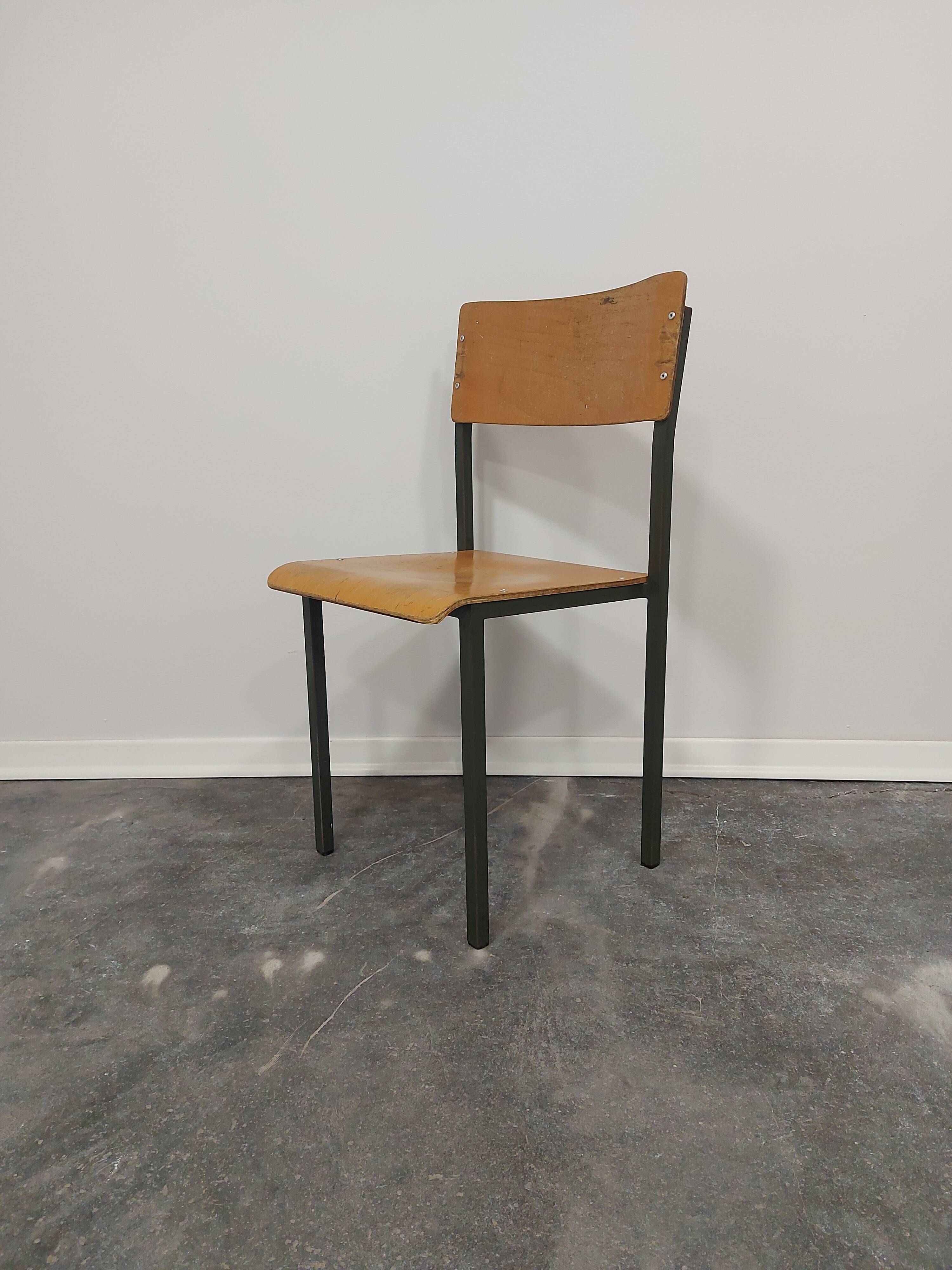 Chair, 1970s, Metal Green Frame
