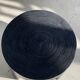 Coffee table en bois massif monoxyle noir