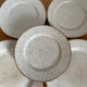 Set of 5 vintage plates in Tulowice sandstone 1970