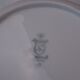 12 porcelain dessert plate Rheinpfallz Hartporzellan numbered pink pattern 30 iam 17.5 cm