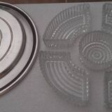 Tray of 5 art deco containers 1930