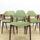 Ensemble de 6 chaises Compass par Kai Kristiansen, années 1960
