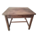 Square farmhouse table in solid oak.