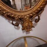 very large mirror Louis XVI of the nineteenth 100x160cm