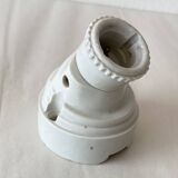 Applique murale en céramique porcelaine garage atelier luminaire ancien