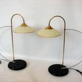 Paire de lampes minimalistes, années 1970