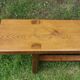 Banc en chêne
