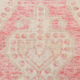 4x7 Pale Red & Cream Vintage Rug, 132x215Cm