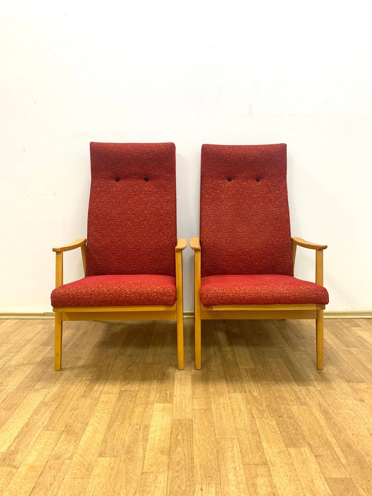 Fauteuils rétro, TON, Tchécoslovaquie, années 1960