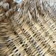 Vintage wicker woven basket