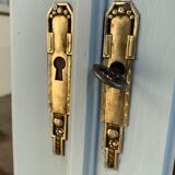 Glass-glazed Parisian wardrobe 1920