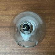 Mid-century glass hanging planter, 1960s