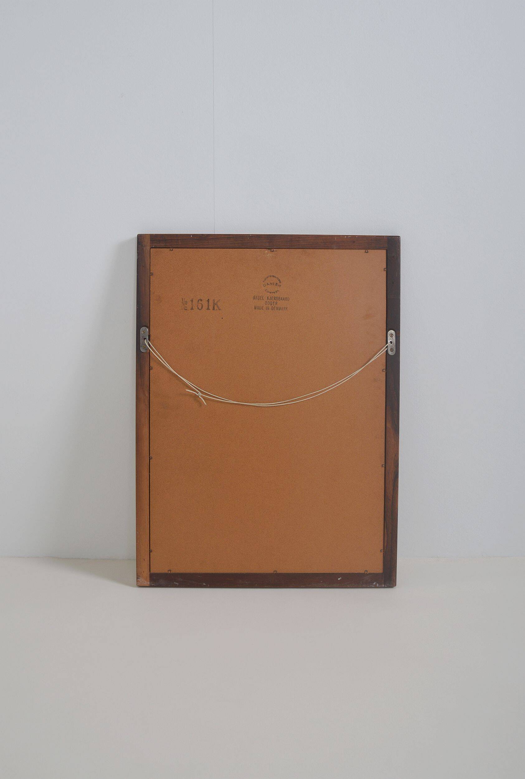 Danish mirror designed by Kai Kristiansen for Aksel Kjersgaard, 1960s