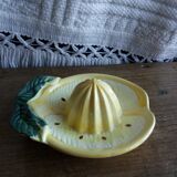 Citrus press lemon in slurry