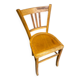 Vintage BAUMANN N°182 Bistro Chair Raw Wood Style #D290