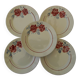 5 assiettes plates en faïence de BADONVILLER. Modèle Strasbourg.