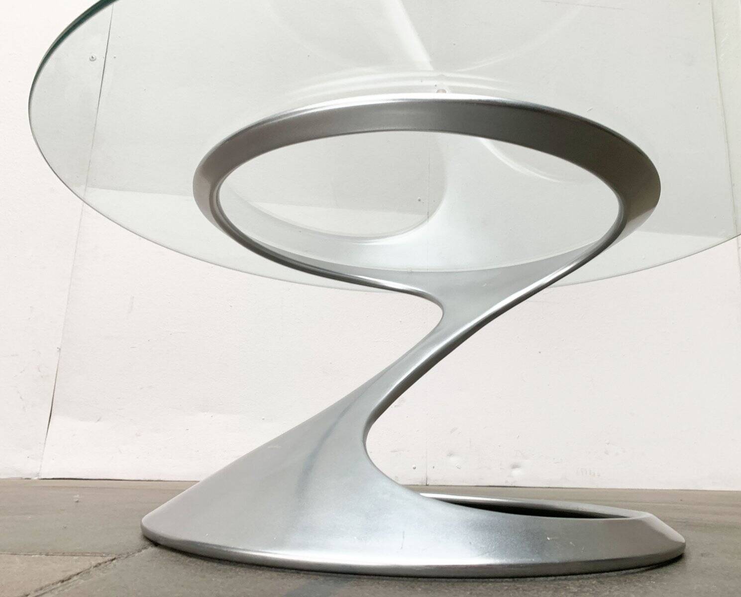 Mid-Century German Space Age side table by Knut Hesterberg for Ronald Schmitt, 1960s