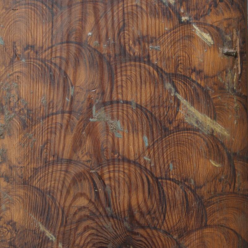 Rustic Farmhouse Folk Art Painted Bridal Wardrobe 1759