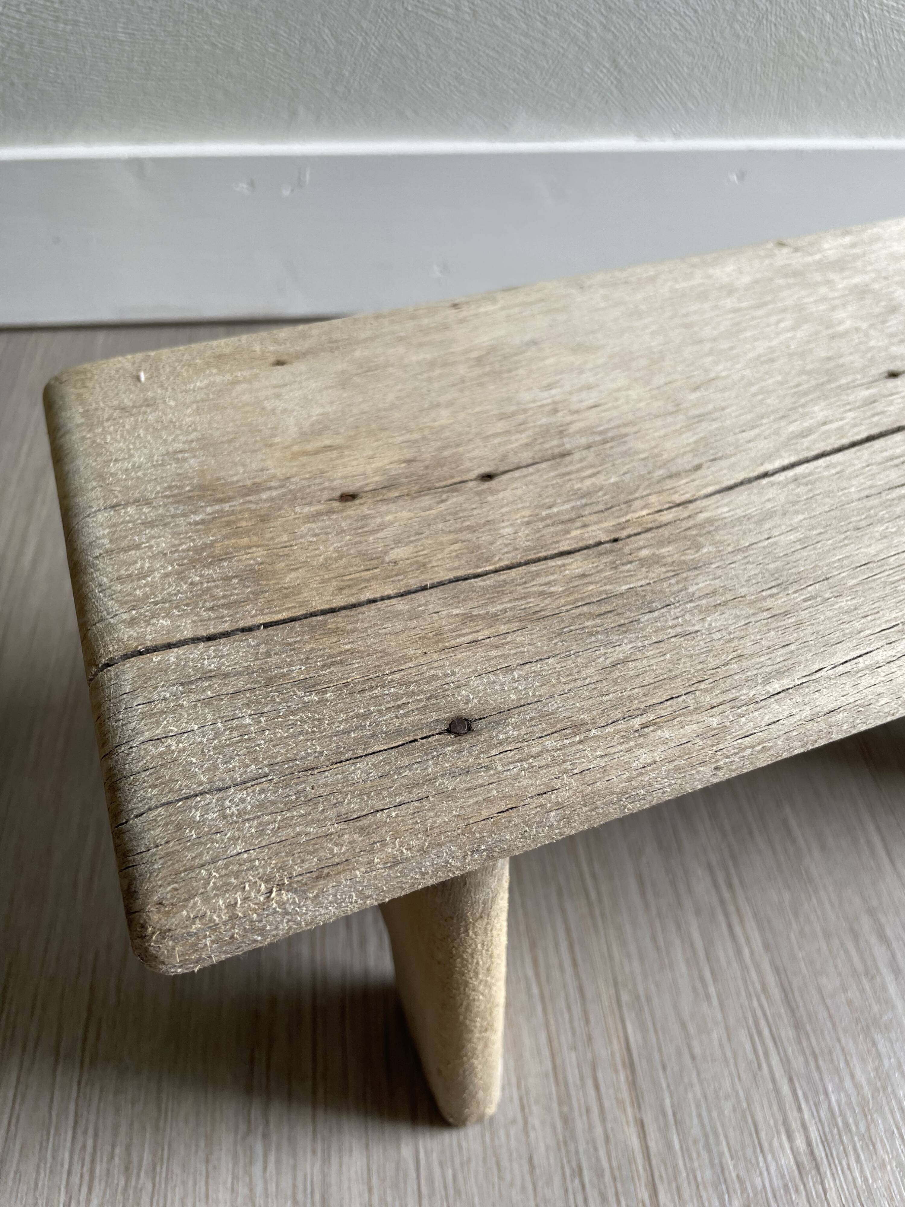 Tabouret banc bois