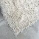 Vintage Flokati rug pure virgin wool 260 × 220 cm 1970s