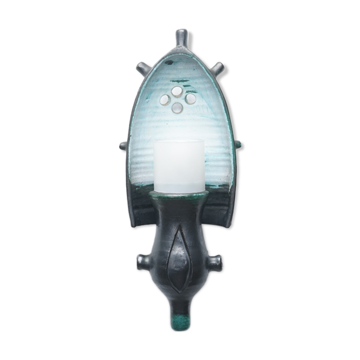 Ceramic wall light by Boleslaw Danikowski, ed. Your Home, Guillerme Chambron