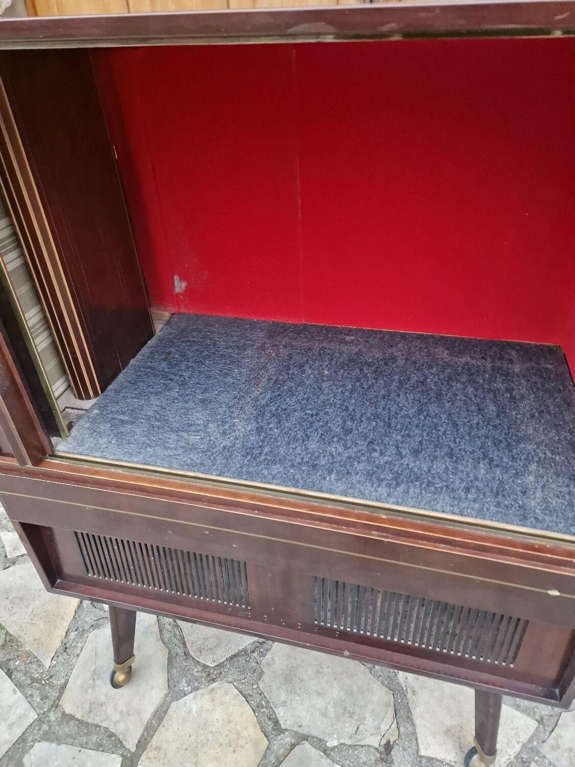 Vintage television cabinet Radiola Philips vintage