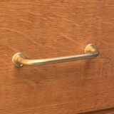 Vintage chest of drawers with oak compass legs, 1950s