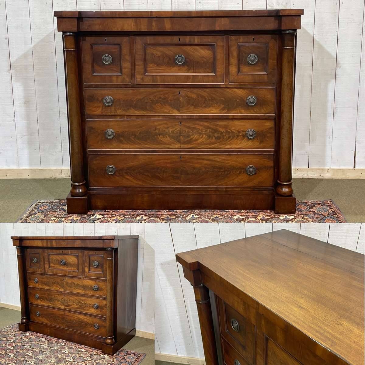 19th century Victorian mahogany chest of drawers