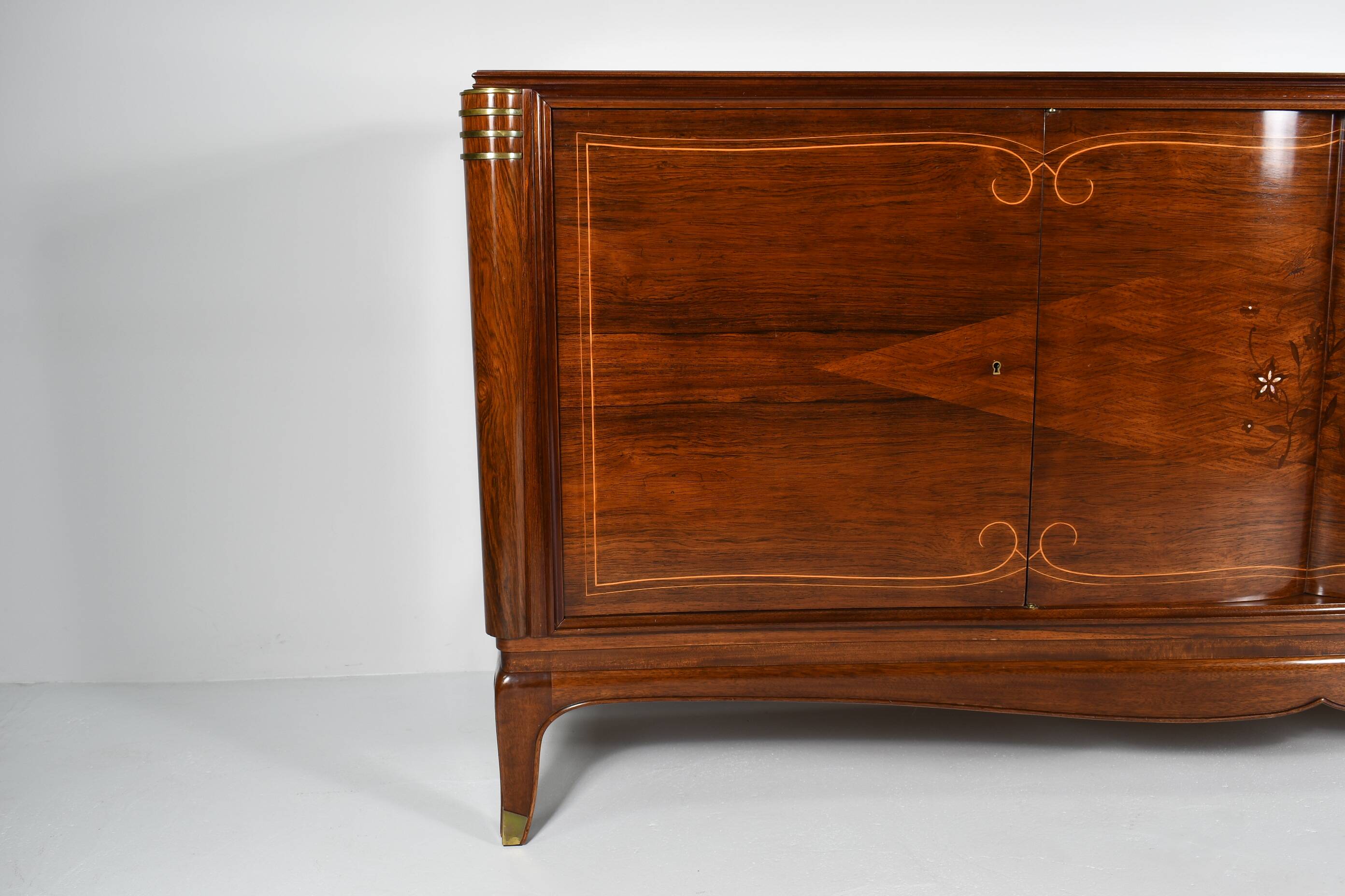 Vintage Art Deco sideboard by Jules Leleu, France 1940