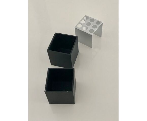 Cubo Office Set by Bruno Munari, Danese Milano Edition, Italy | Selency