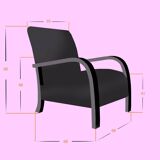 2 fauteuils Art Déco