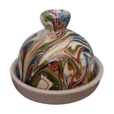 Butter bell in marbled ceramic