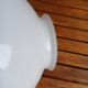 Antique lampshade with an opaline glass globe