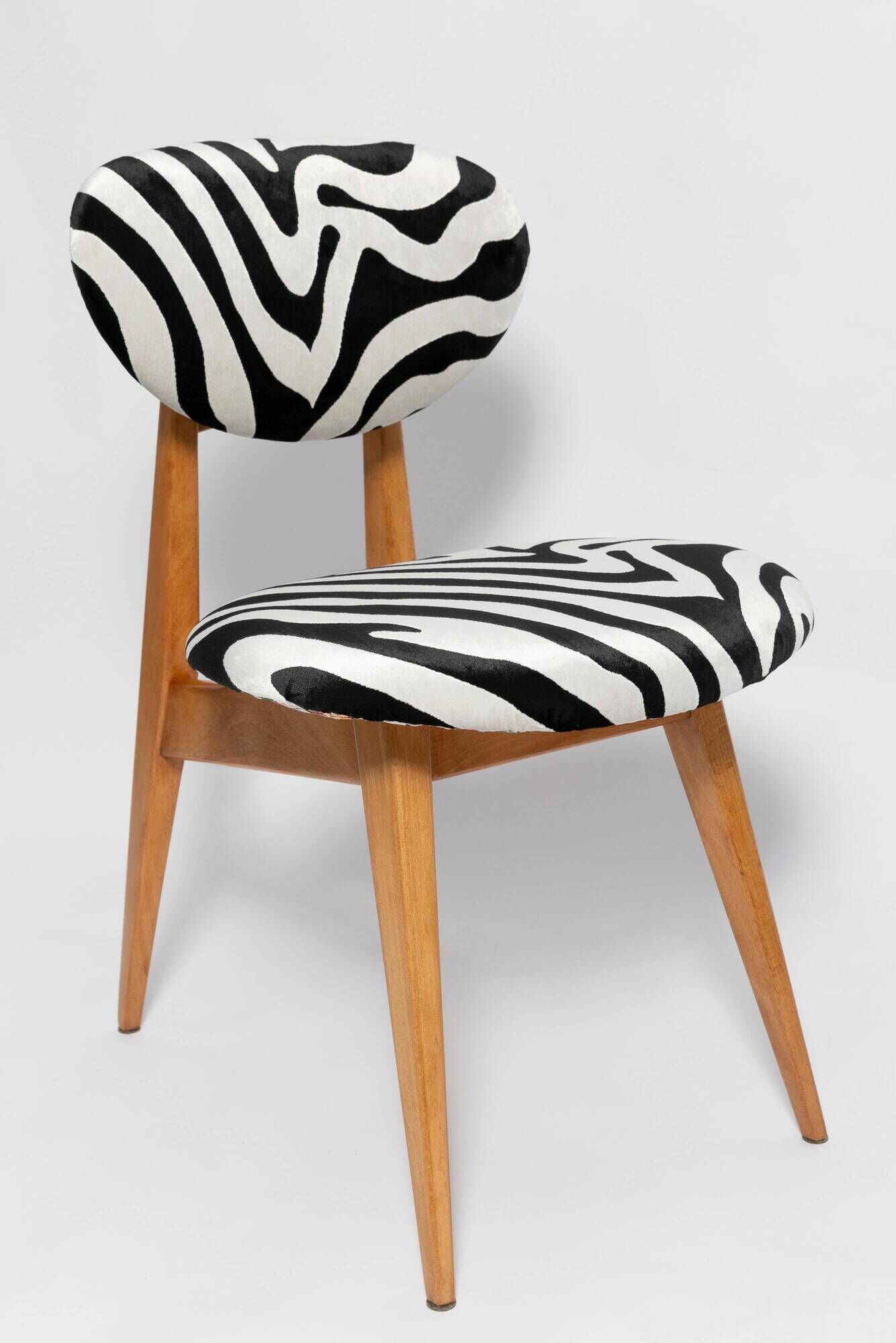 Mid-century zebra chair type 200/128 by Juliusz Kedziorek, Europe, 1960s