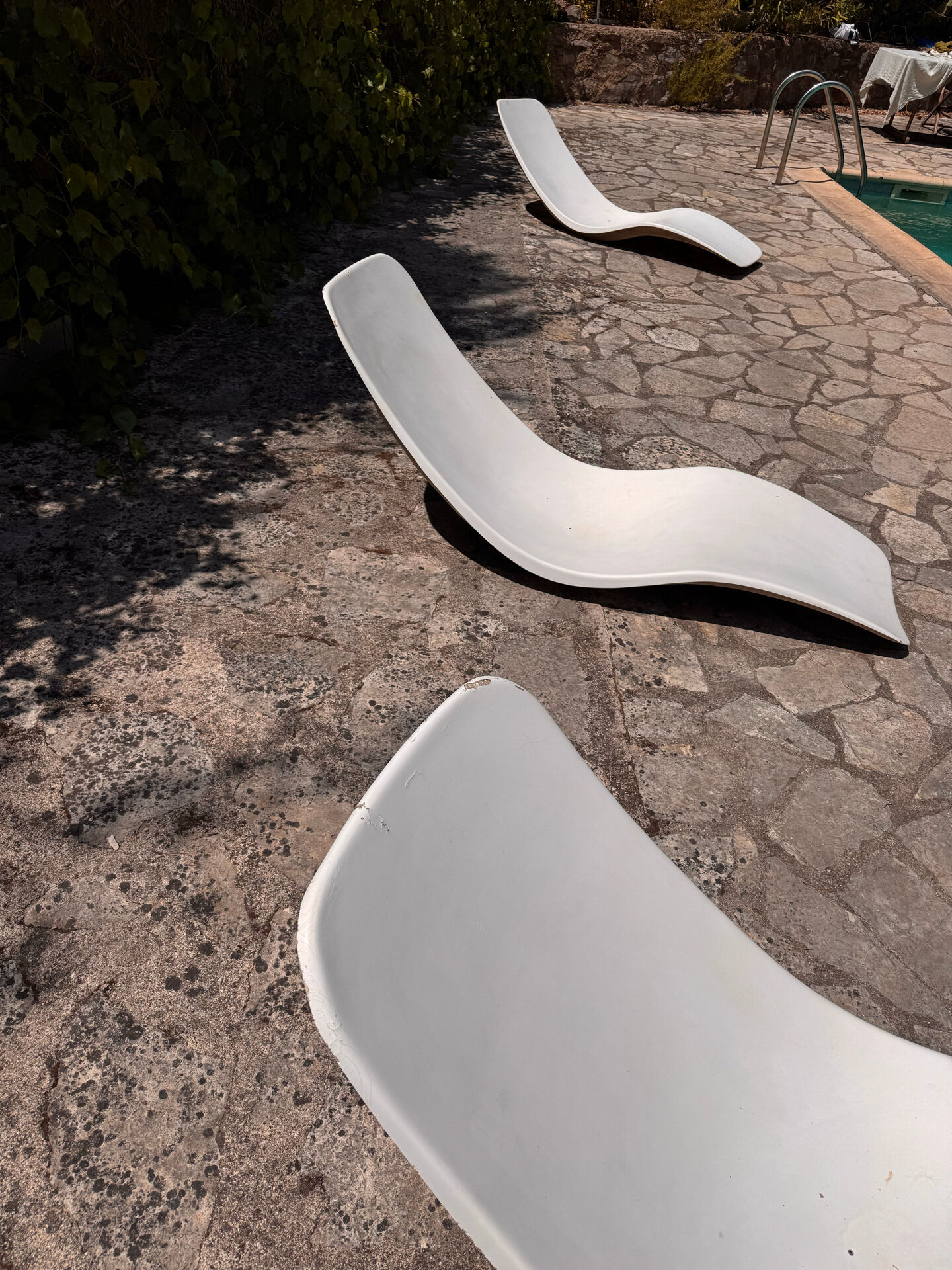 Lot de 3 chaises longues Zublena