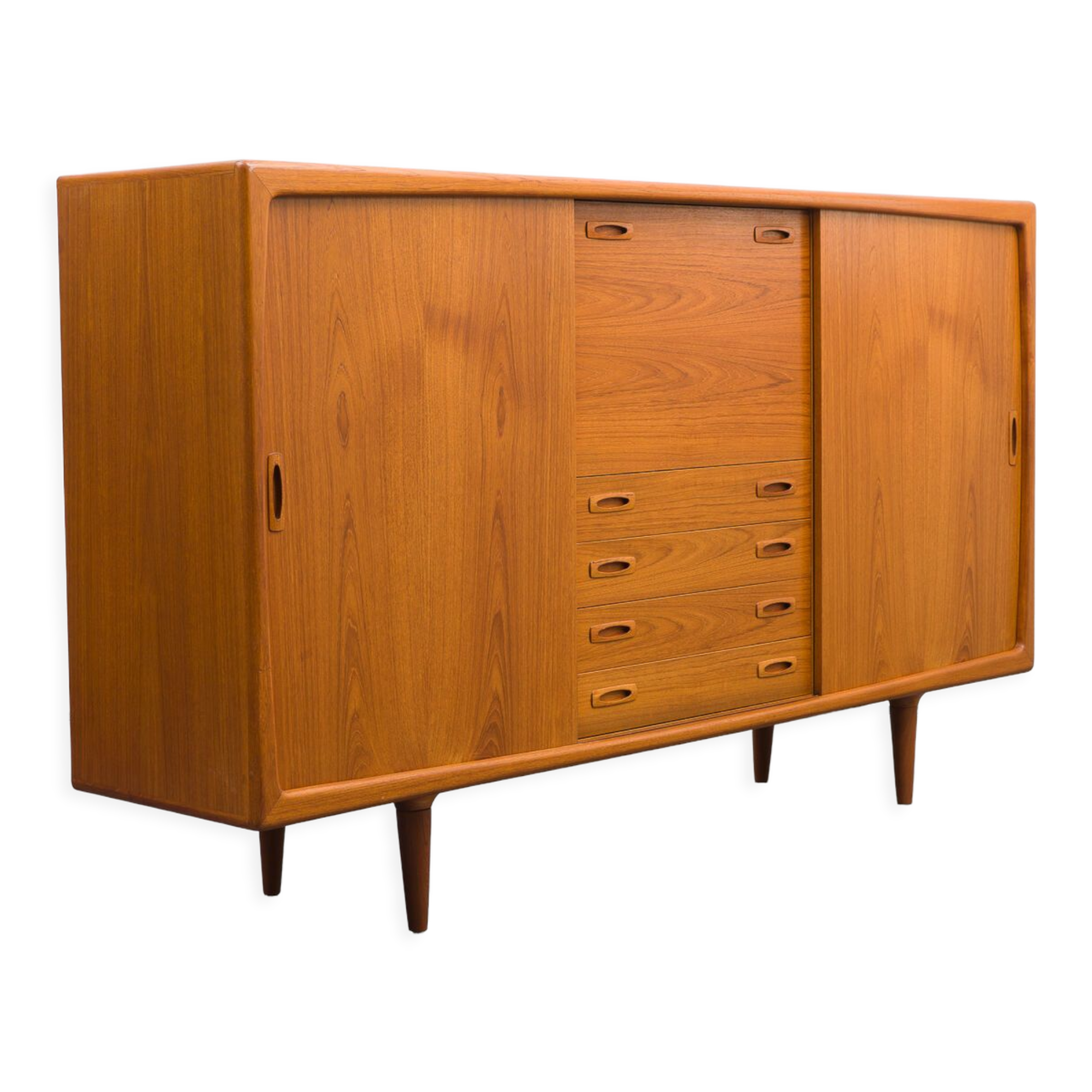 Enfilade haute années 60, Denmark, teck
