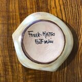 Vallauris pocket tray signed Fonck-Mateo