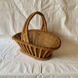 Panier en corde vintage