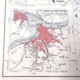 Old map of Yugoslavia and Albania 43x43cm from 1950