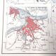 Old map of Yugoslavia and Albania 43x43cm from 1950