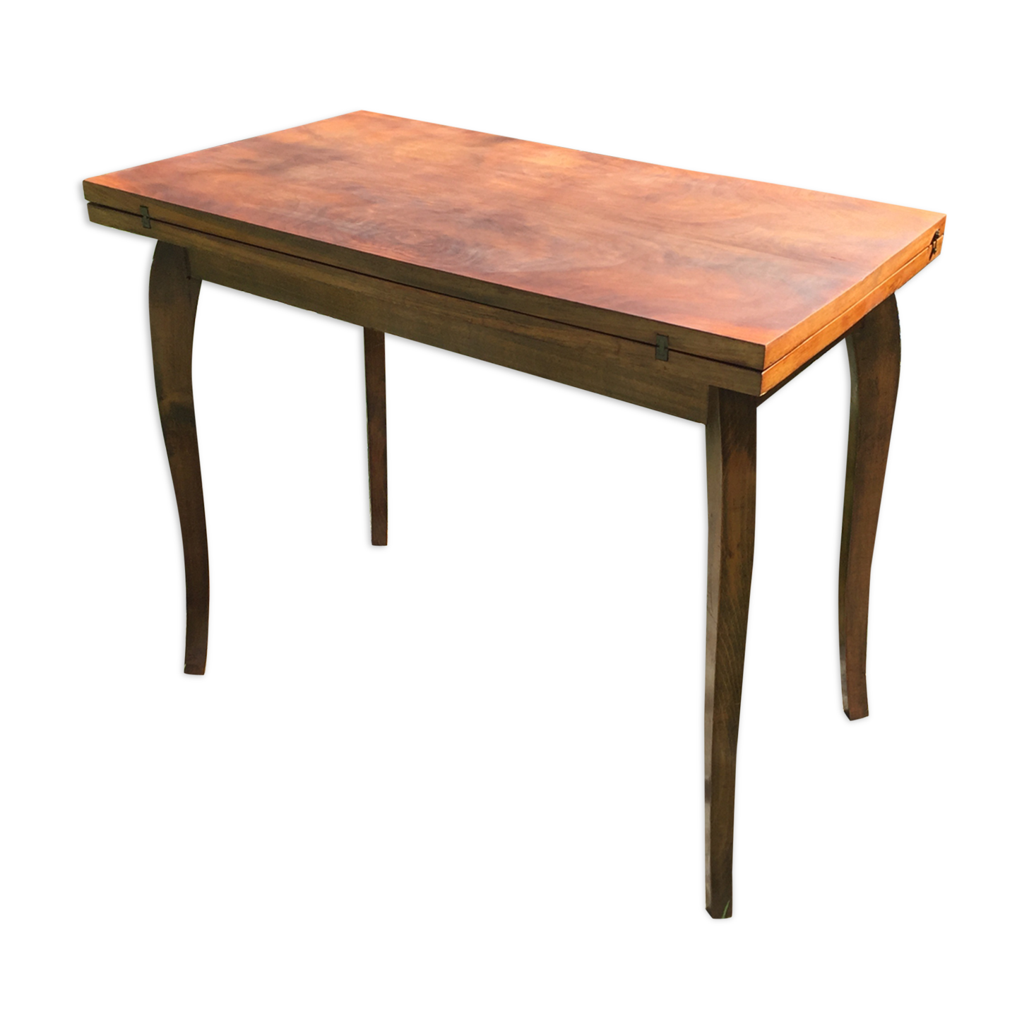 Dining table folding old rosewood from 2 to 6 people