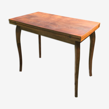 Dining table folding old rosewood from 2 to 6 people