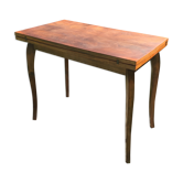 Table à manger pliante ancienne en palissandre de 2 à 6 personnes