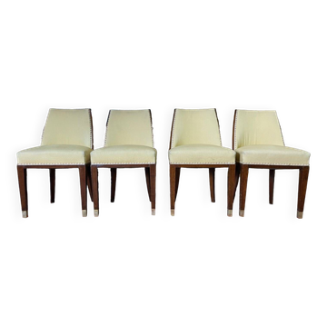 Suite of 4 Art Deco period chairs