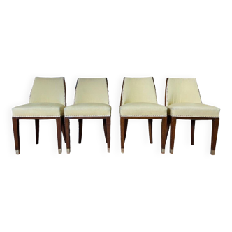 Suite of 4 Art Deco period chairs